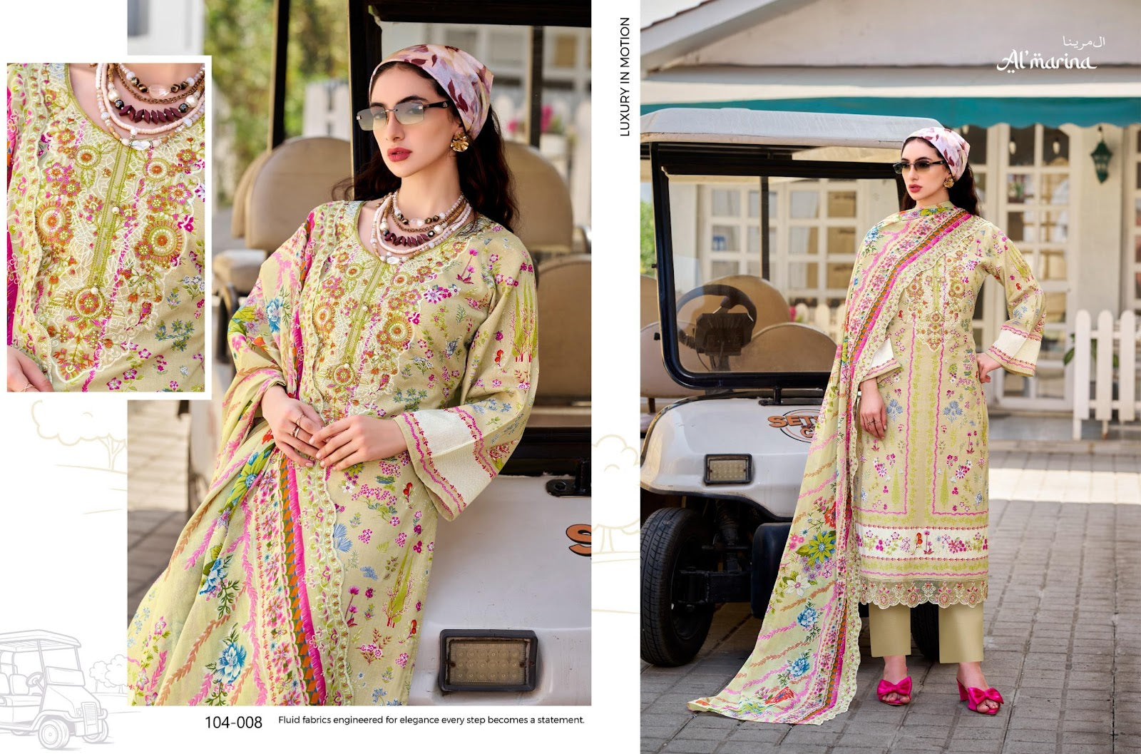 Inayat Vol 2 Al Marina Lawn Cotton Karachi Salwar Suits Wholesaler
