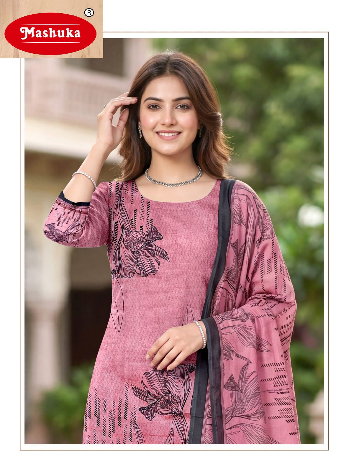 Inayat Vol 2 Mashuka Mix Cotton Pant Style Suits Wholesaler India