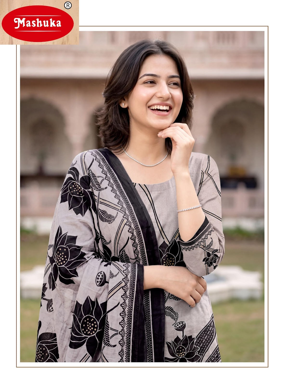 Inayat Vol 2 Mashuka Mix Cotton Pant Style Suits Wholesaler India