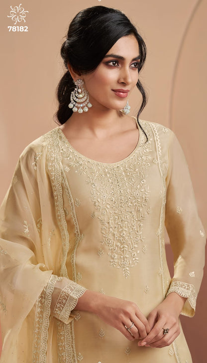 Inayyah Kuleesh Vinay Fashion Llp Organza Pant Style Suits Supplier