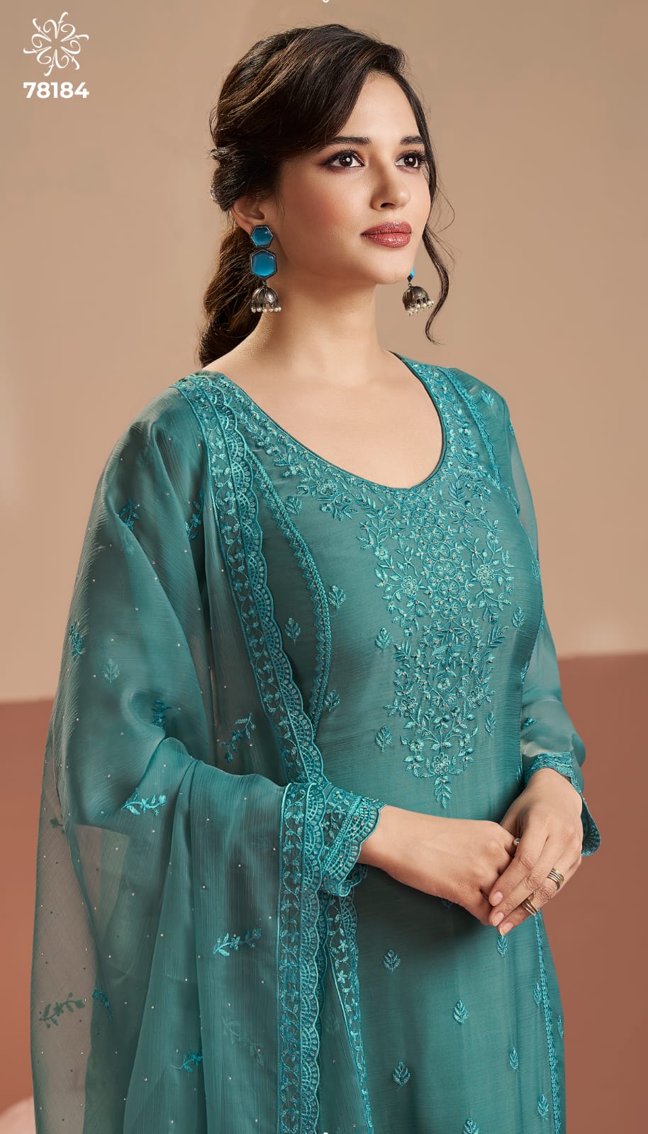 Inayyah Kuleesh Vinay Fashion Llp Organza Pant Style Suits Supplier