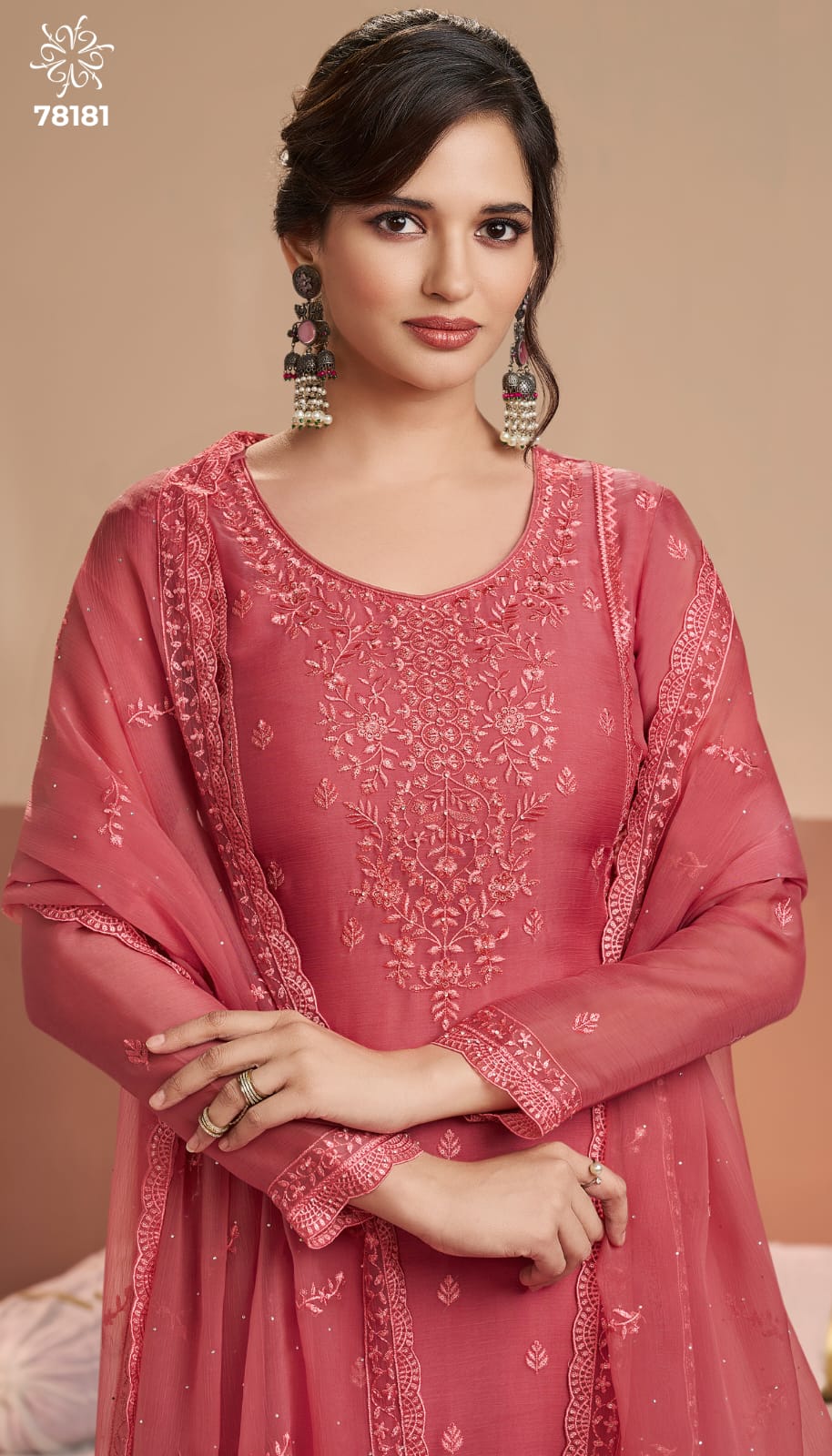 Inayyah Kuleesh Vinay Fashion Llp Organza Pant Style Suits Supplier