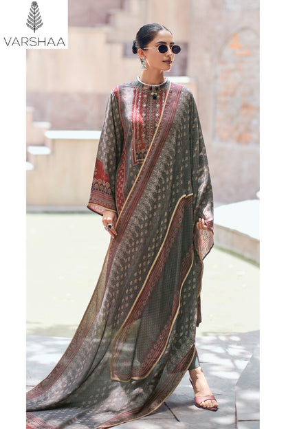 Indigo Vault Varshaa Viscose Muslin Pant Style Suits Manufacturer Gujarat