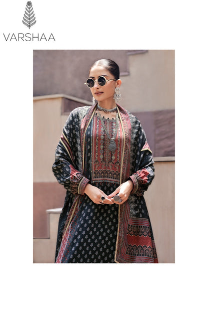Indigo Vault Varshaa Viscose Muslin Pant Style Suits Manufacturer Gujarat