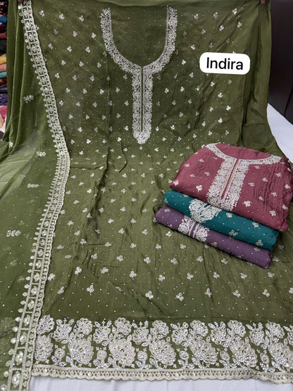 Indira-Bhavna Nayandeep Viscose Salwar Suits Supplier Ahmedabad