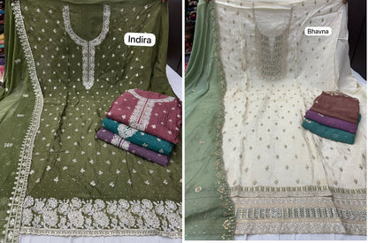 Indira-Bhavna Nayandeep Viscose Salwar Suits Supplier Ahmedabad