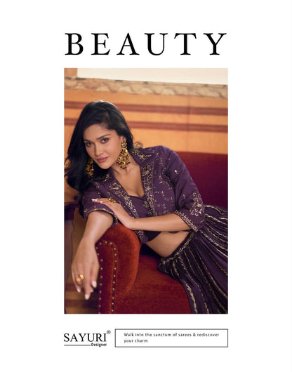 Indira Sayuri Silk Crop Top Skirt Jacket Wholesale Rate