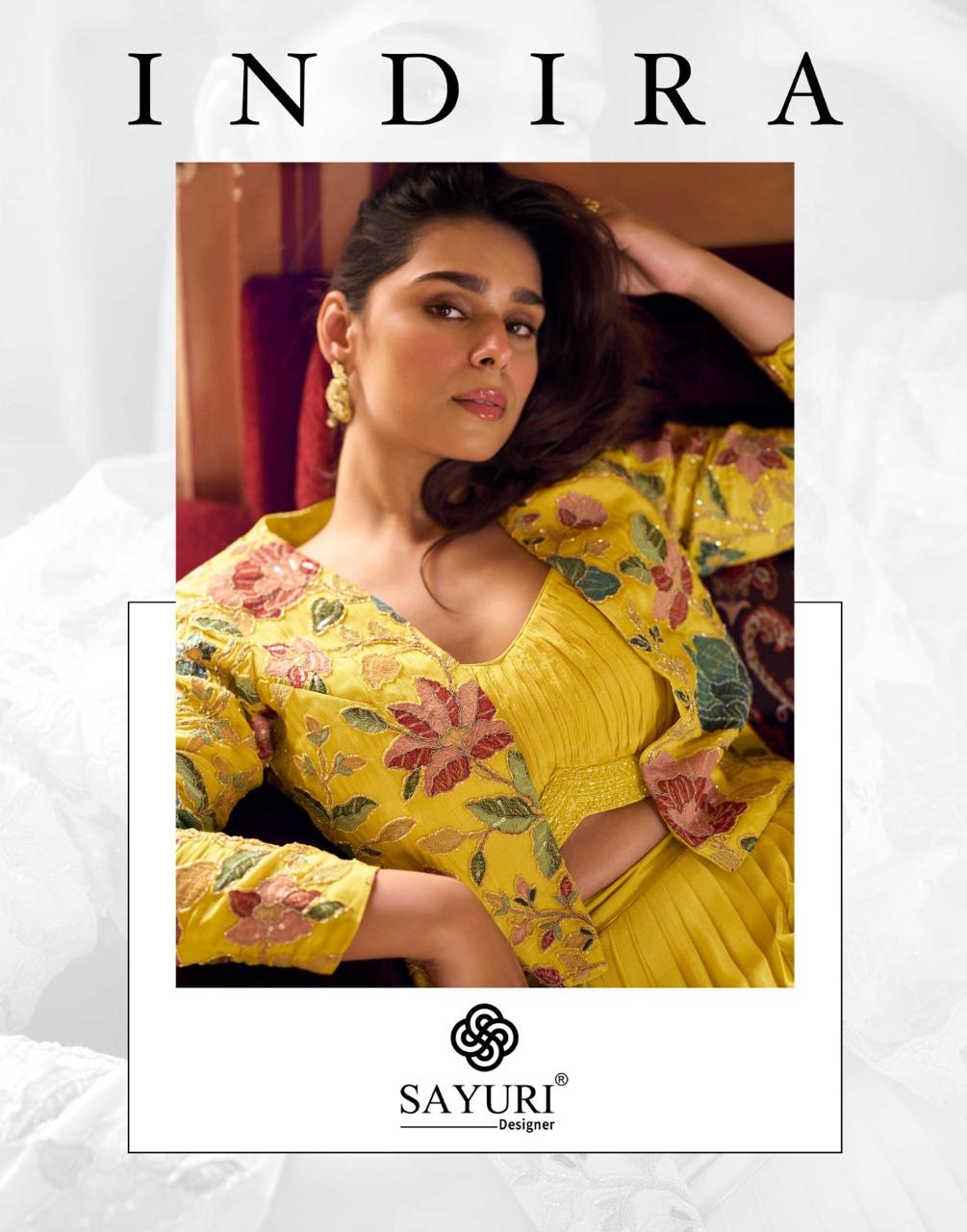 Indira Sayuri Silk Crop Top Skirt Jacket Wholesale Rate