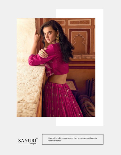 Indira Sayuri Silk Crop Top Skirt Jacket Wholesale Rate