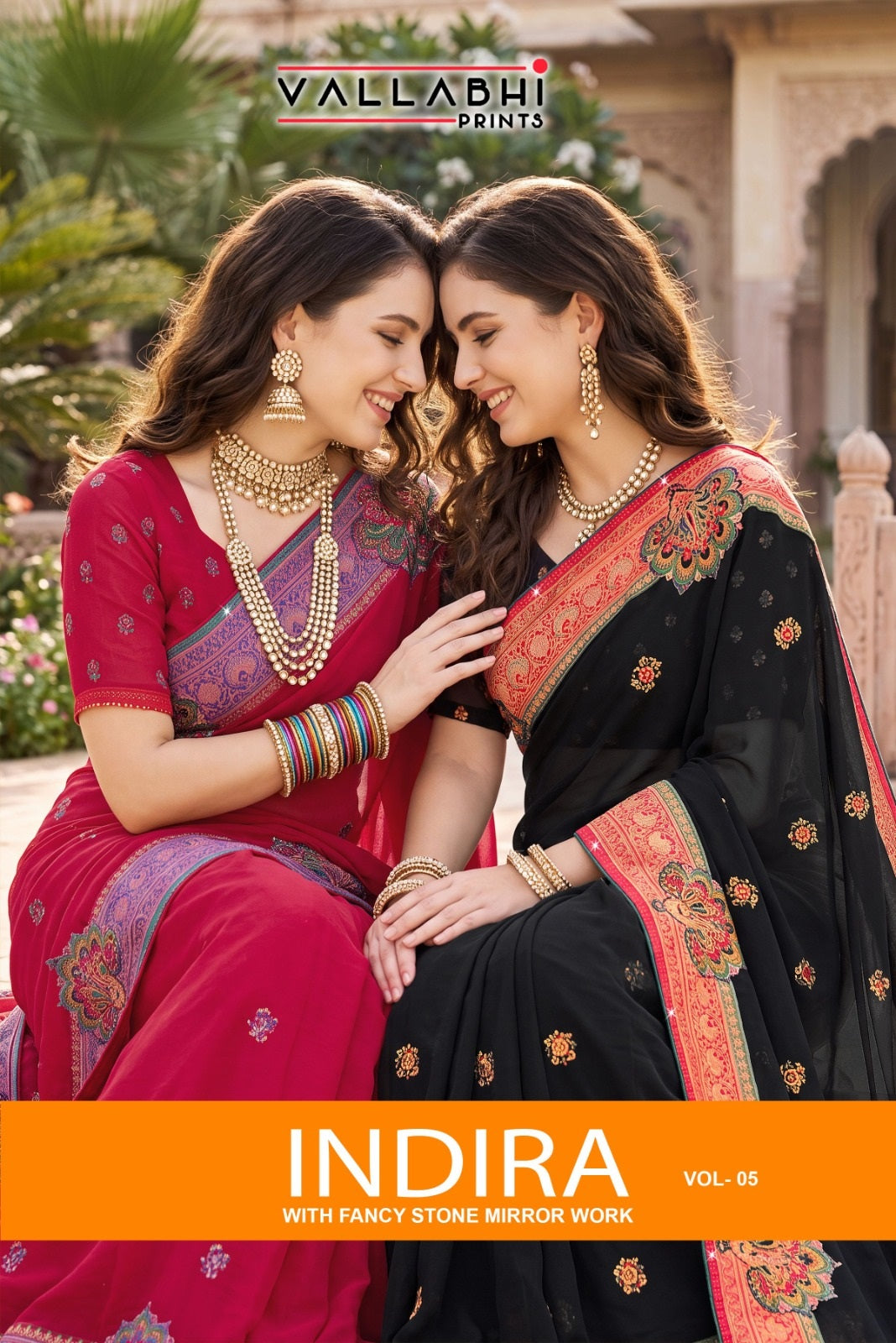 Indira Vol 5 Vallabhi Prints Weightless Sarees Exporter Ahmedabad