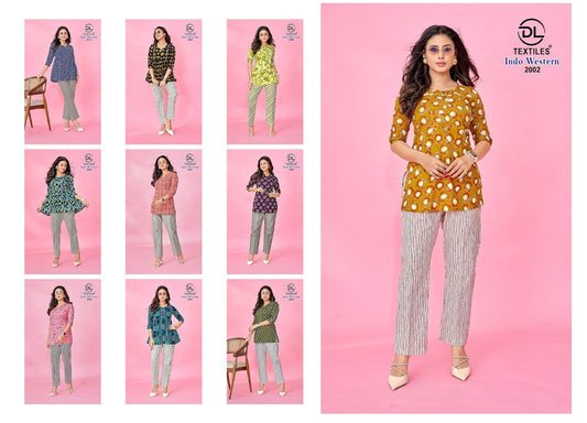 Indo Western Vol 2 Dl Cotton Top Bottom Set Manufacturer Ahmedabad