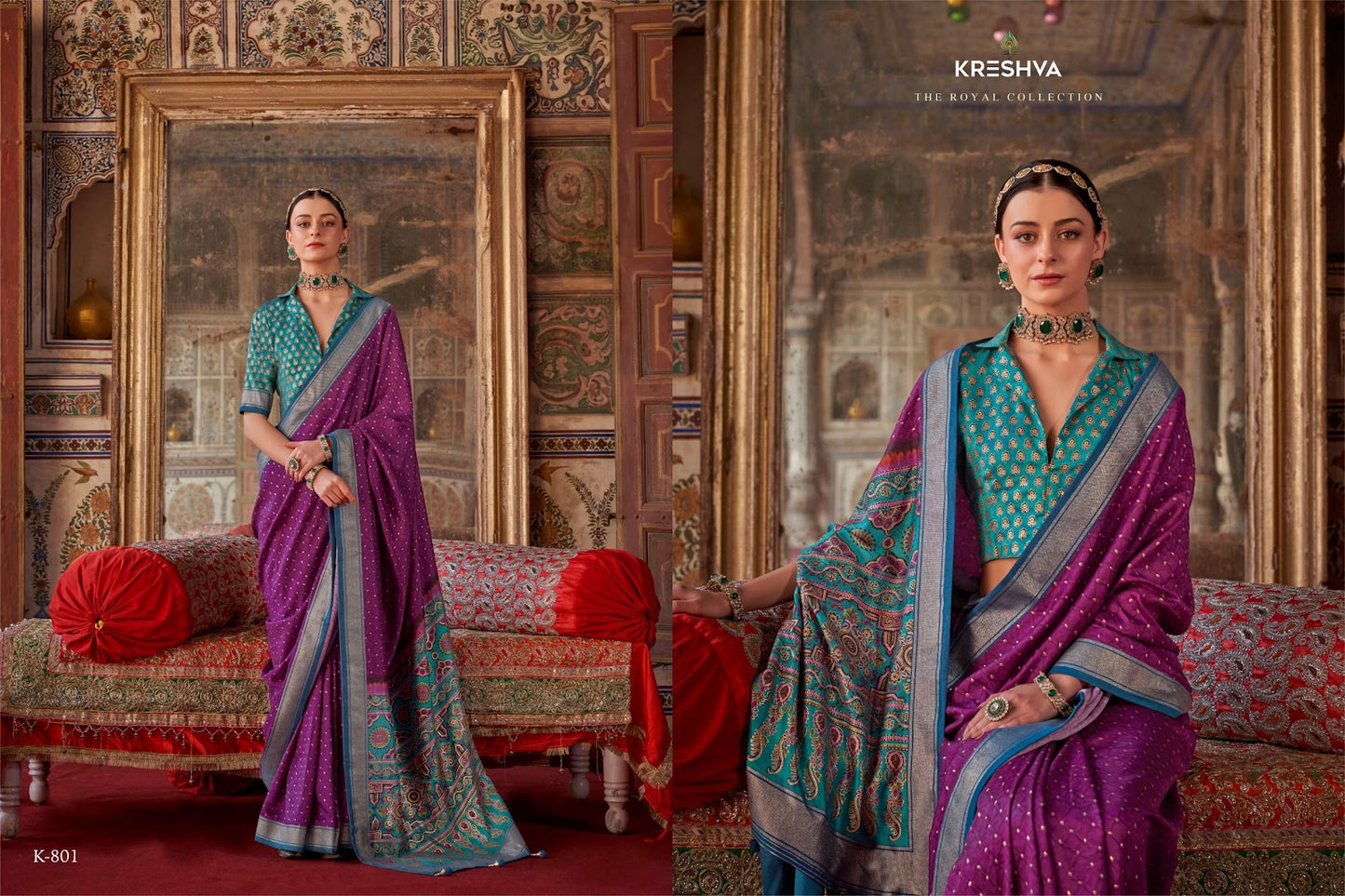 Indrani 797-805 Kreshva Silk Sarees Wholesale Price