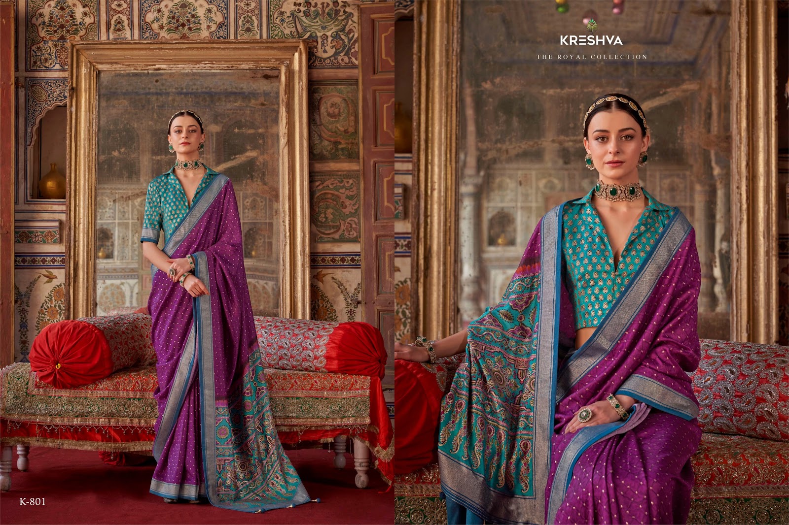 Indrani 797-805 Kreshva Silk Sarees Wholesale Price