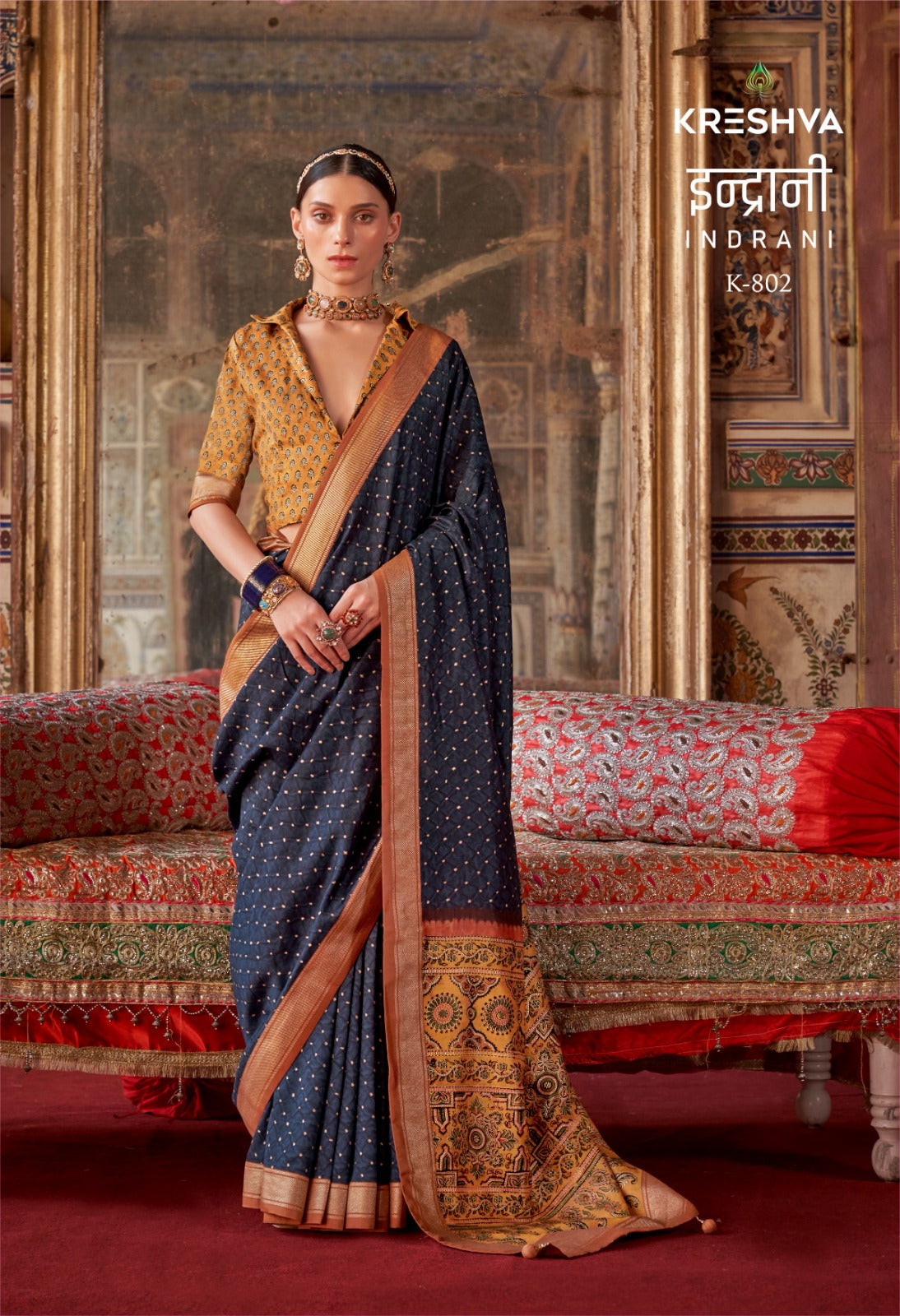 Indrani 797-805 Kreshva Silk Sarees Wholesale Price