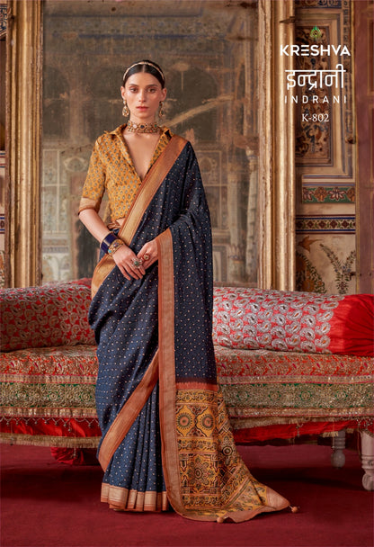 Indrani 797-805 Kreshva Silk Sarees Wholesale Price