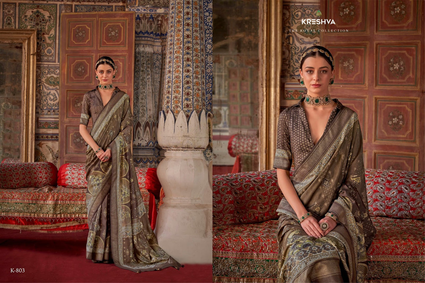 Indrani 797-805 Kreshva Silk Sarees Wholesale Price