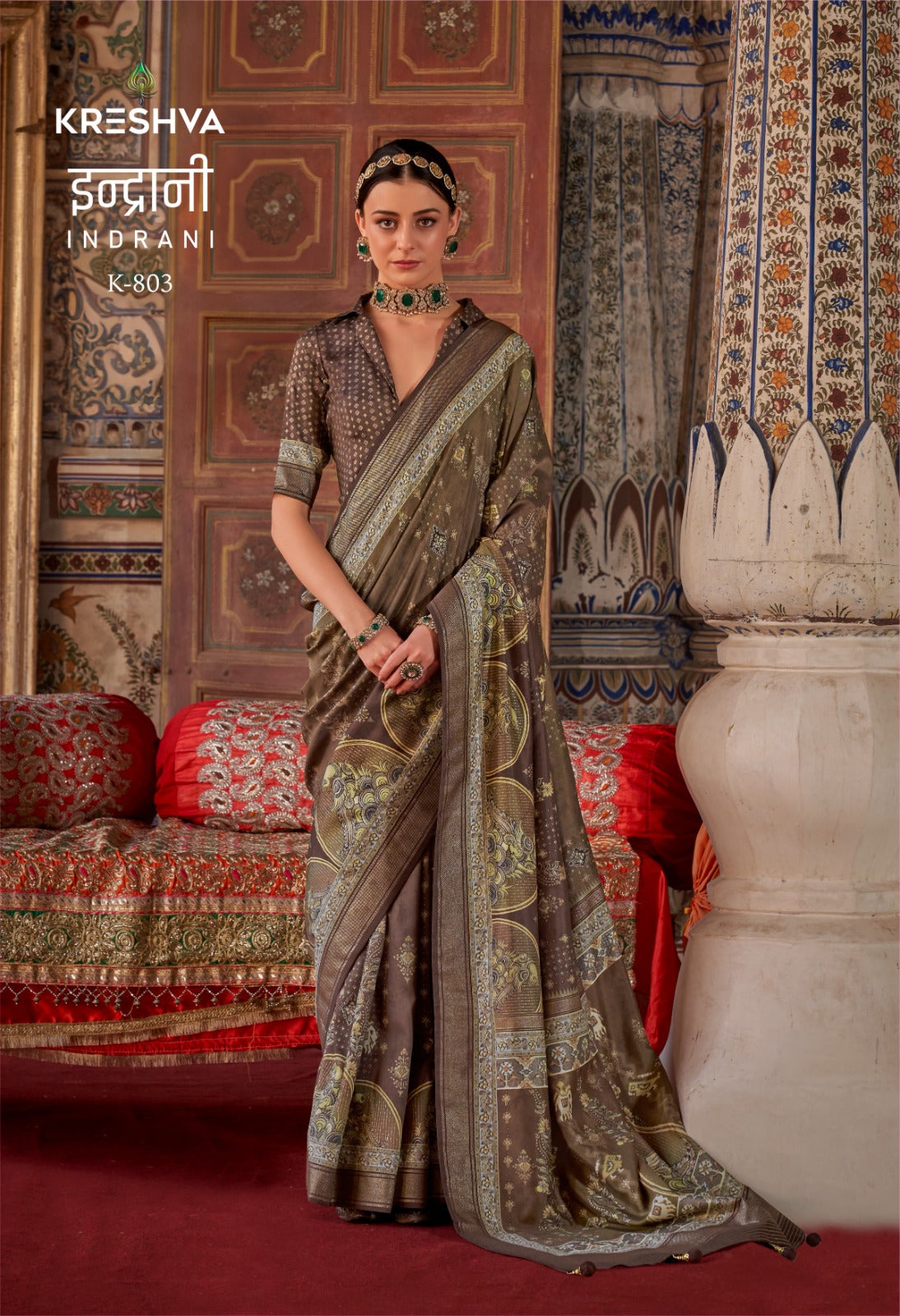 Indrani 797-805 Kreshva Silk Sarees Wholesale Price