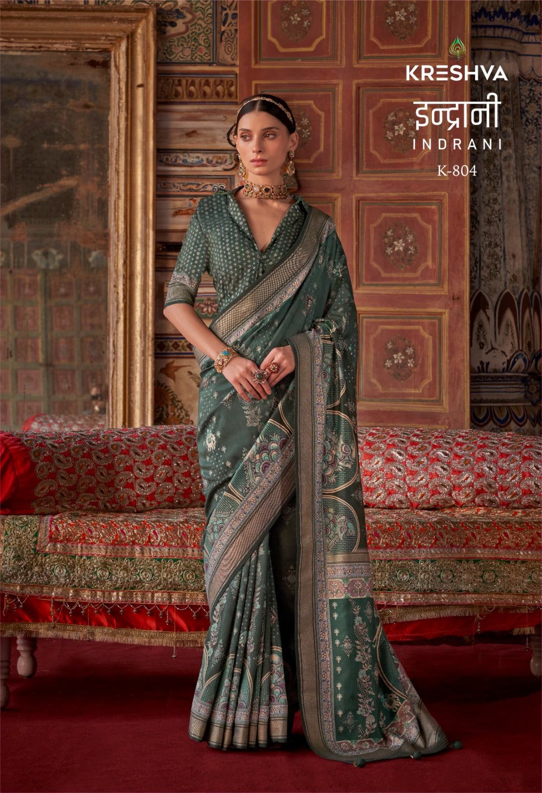 Indrani 797-805 Kreshva Silk Sarees Wholesale Price