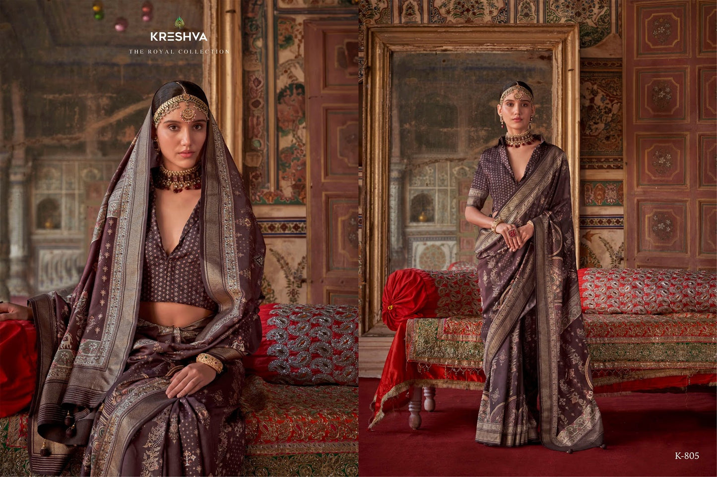 Indrani 797-805 Kreshva Silk Sarees Wholesale Price