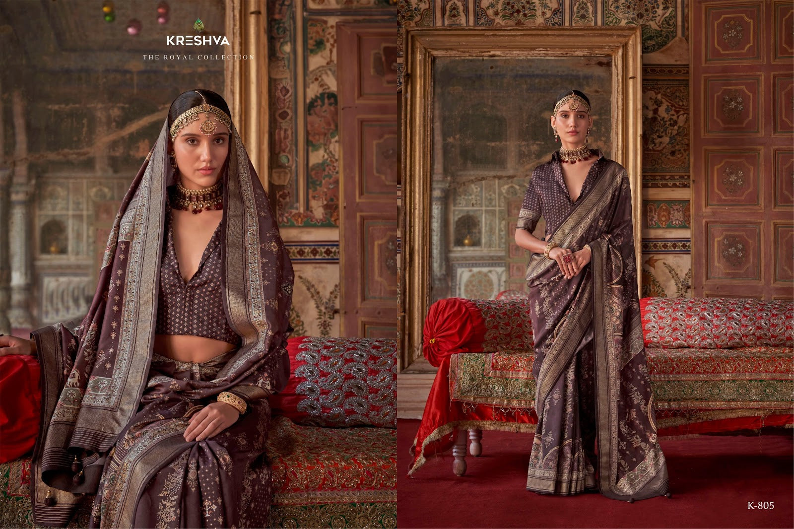 Indrani 797-805 Kreshva Silk Sarees Wholesale Price