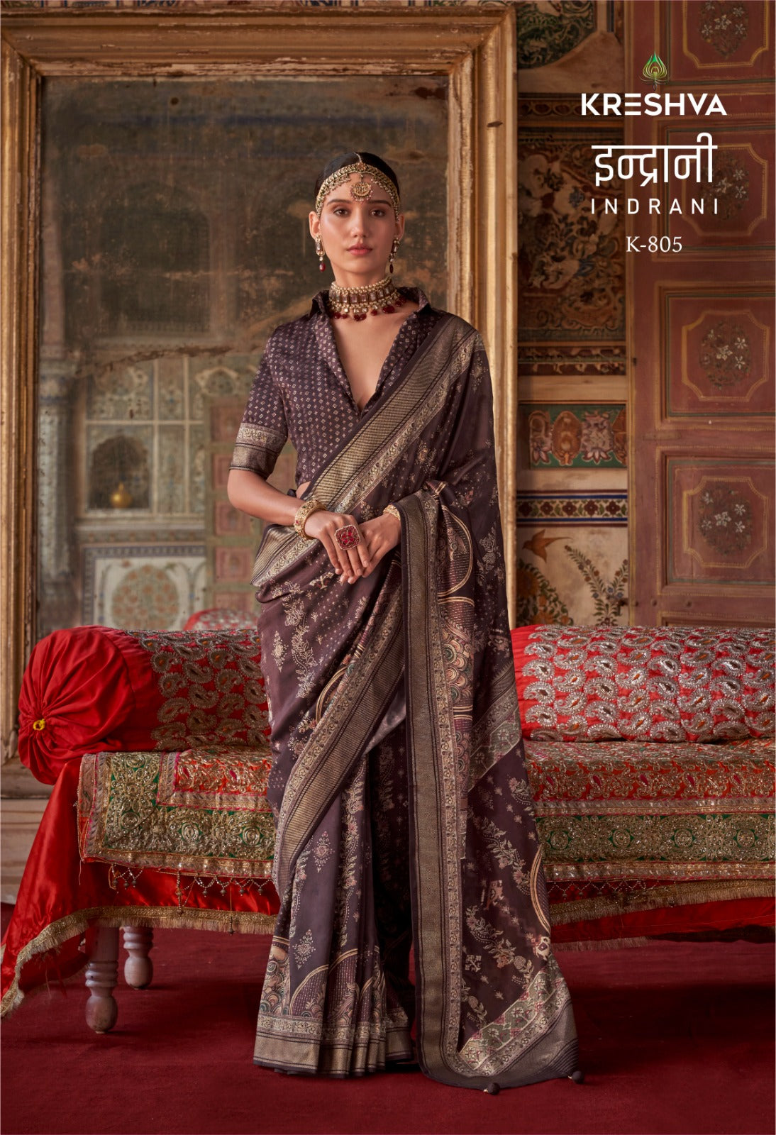 Indrani 797-805 Kreshva Silk Sarees Wholesale Price