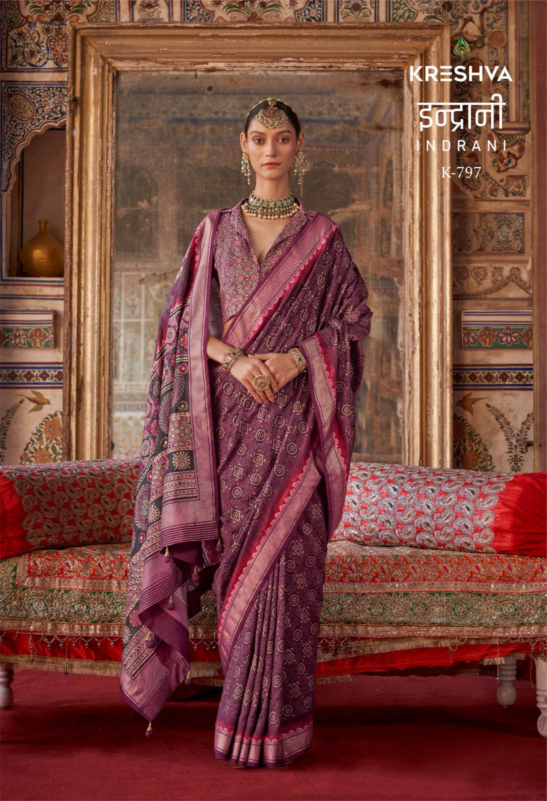 Indrani 797-805 Kreshva Silk Sarees Wholesale Price