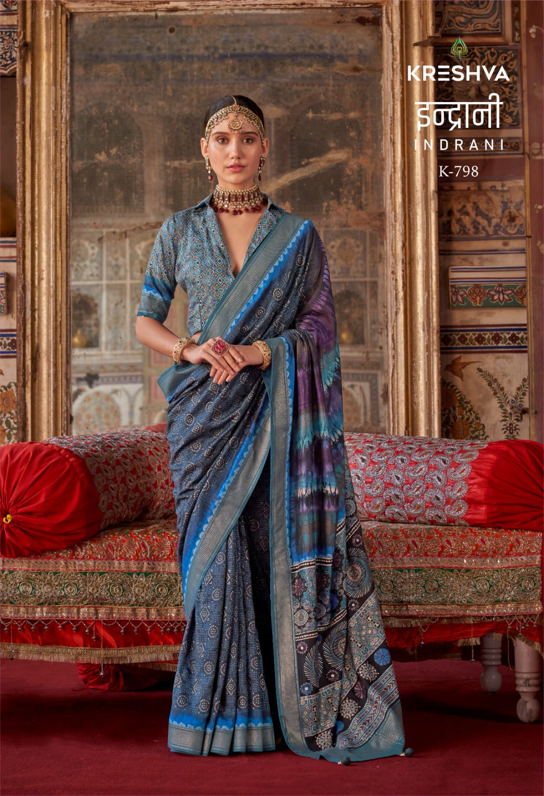 Indrani 797-805 Kreshva Silk Sarees Wholesale Price