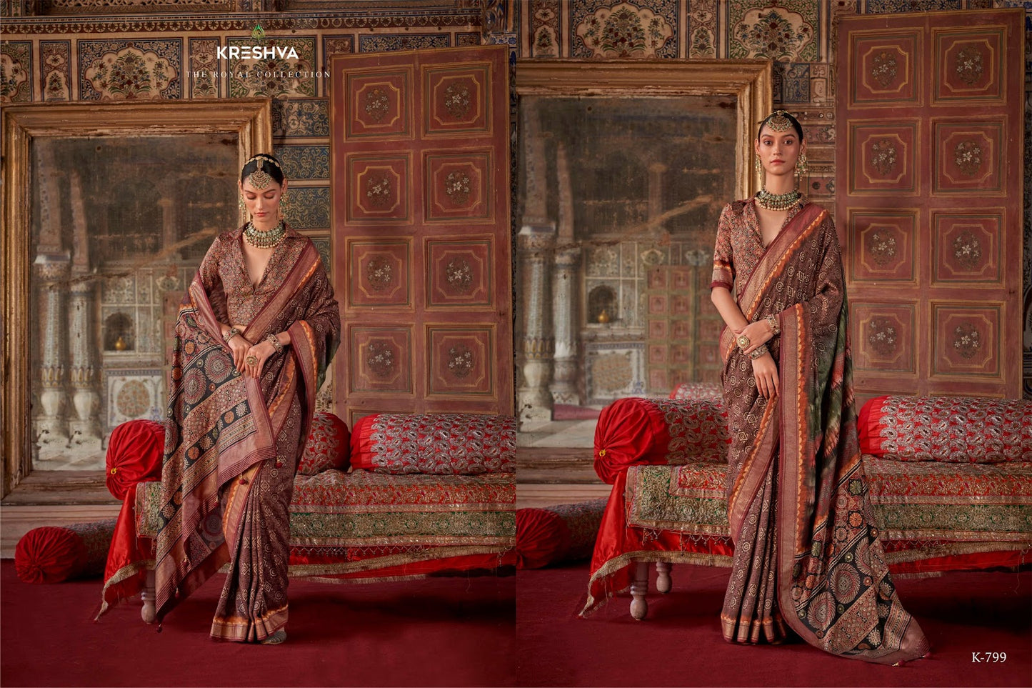Indrani 797-805 Kreshva Silk Sarees Wholesale Price