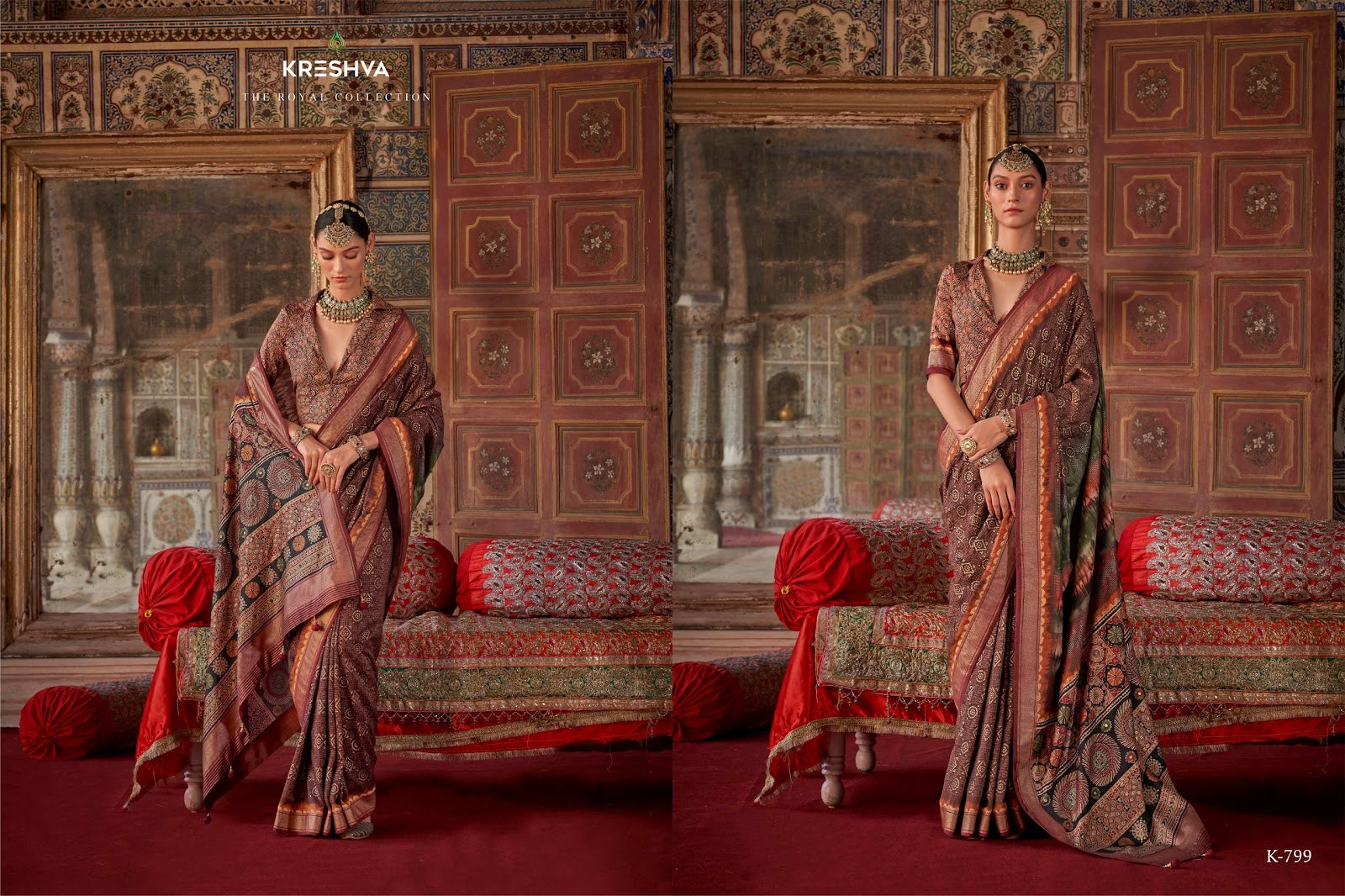 Indrani 797-805 Kreshva Silk Sarees Wholesale Price