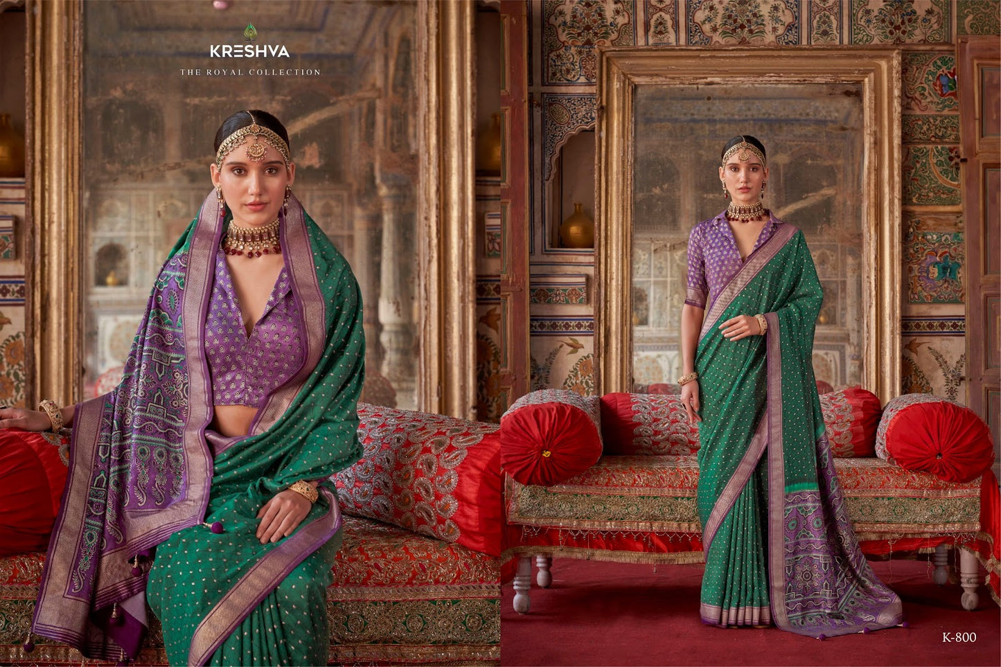 Indrani 797-805 Kreshva Silk Sarees Wholesale Price