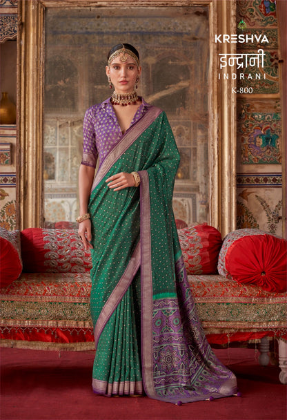 Indrani 797-805 Kreshva Silk Sarees Wholesale Price