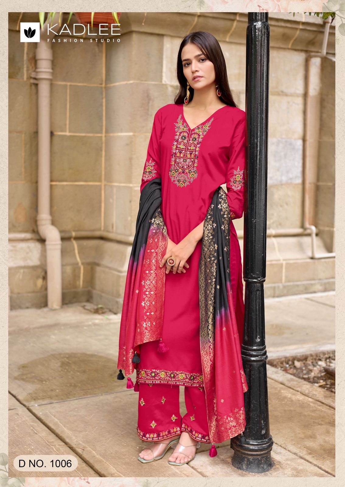 Indriya Kadlee Heavy Rayon Readymade Plazzo Style Suits Wholesale Price