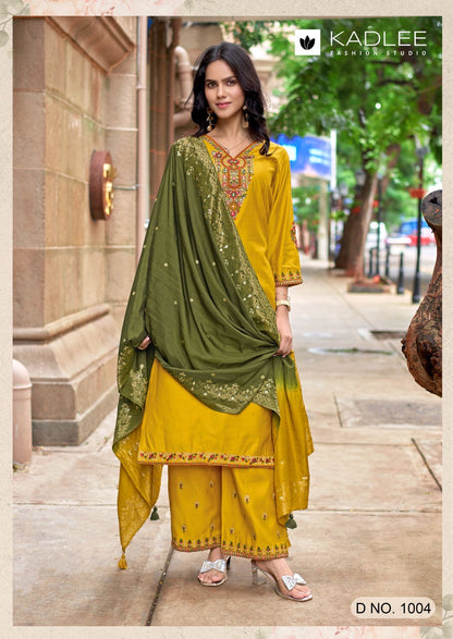 Indriya Kadlee Heavy Rayon Readymade Plazzo Style Suits Wholesale Price