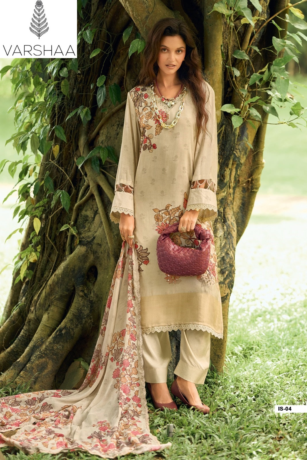 Ink Stories Varshaa Viscose Muslin Pant Style Suits Supplier Gujarat