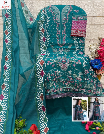 Inlay Premium 25 Deepsy Cotton Pakistani Patch Work Suits Manufacturer Gujarat