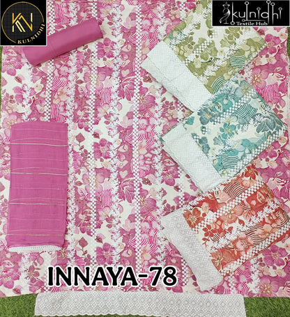 Innaya 3105 Kulnidhi Viscose Reyon Salwar Suits Exporter