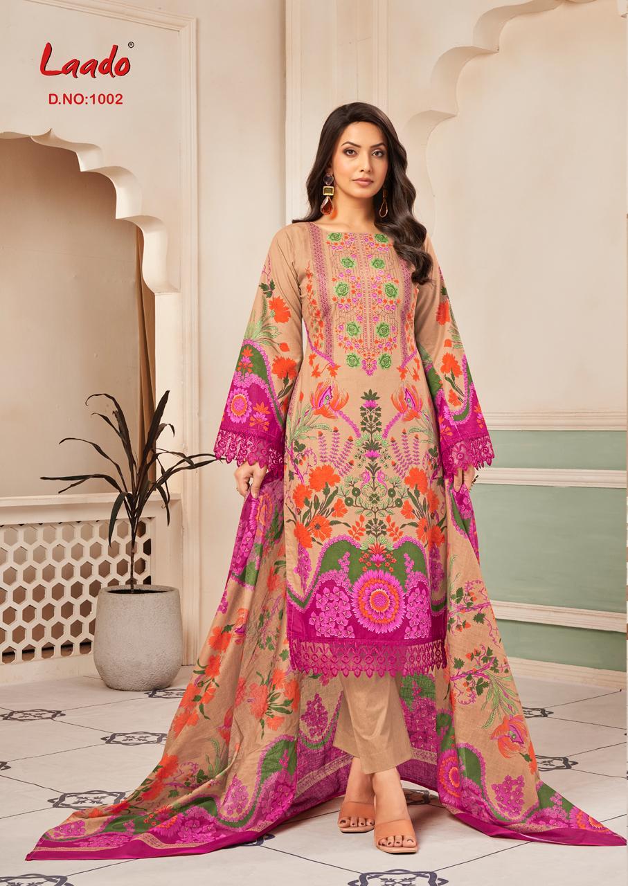 Innayat Vol 1 Laado Cotton Karachi Salwar Suits Exporter