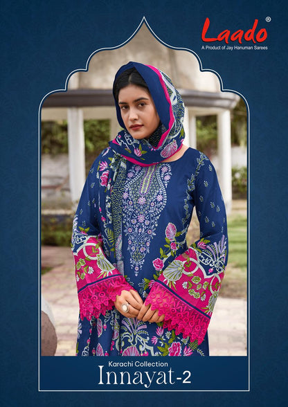 Innayat Vol 2 Laado Cotton Karachi Salwar Suits Manufacturer Gujarat