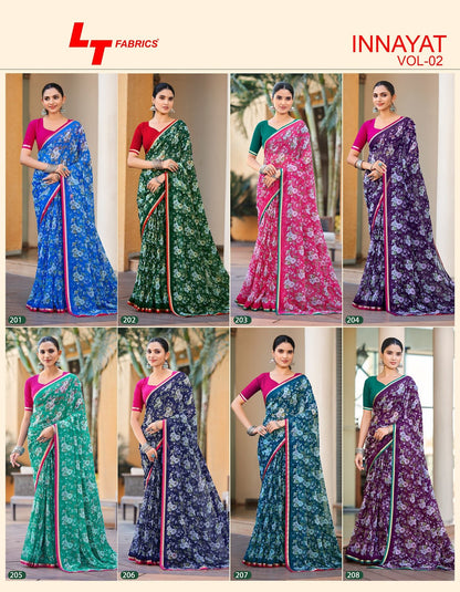 Innayat Vol 2 Lt Fabrics Sarees Exporter