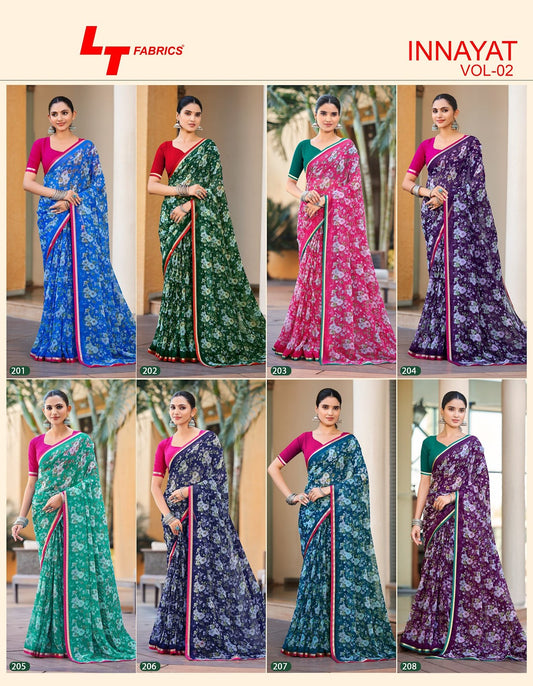 Innayat Vol 2 Lt Fabrics Sarees Exporter