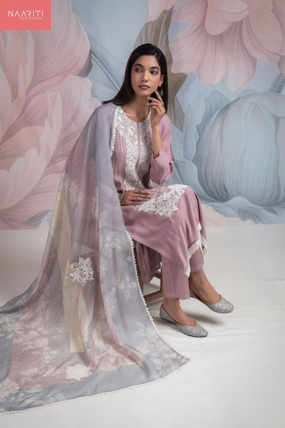 Innika Naariti Muslin Pant Style Suits Supplier India