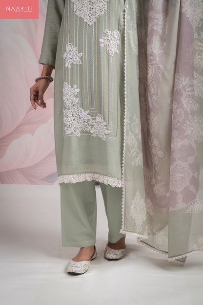 Innika Naariti Muslin Pant Style Suits Supplier India