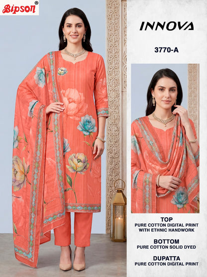 Innova 3770 Bipson Prints Cotton Pant Style Suits Exporter Gujarat