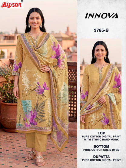 Innova 3785 Bipson Prints Cotton Pant Style Suits Exporter Ahmedabad