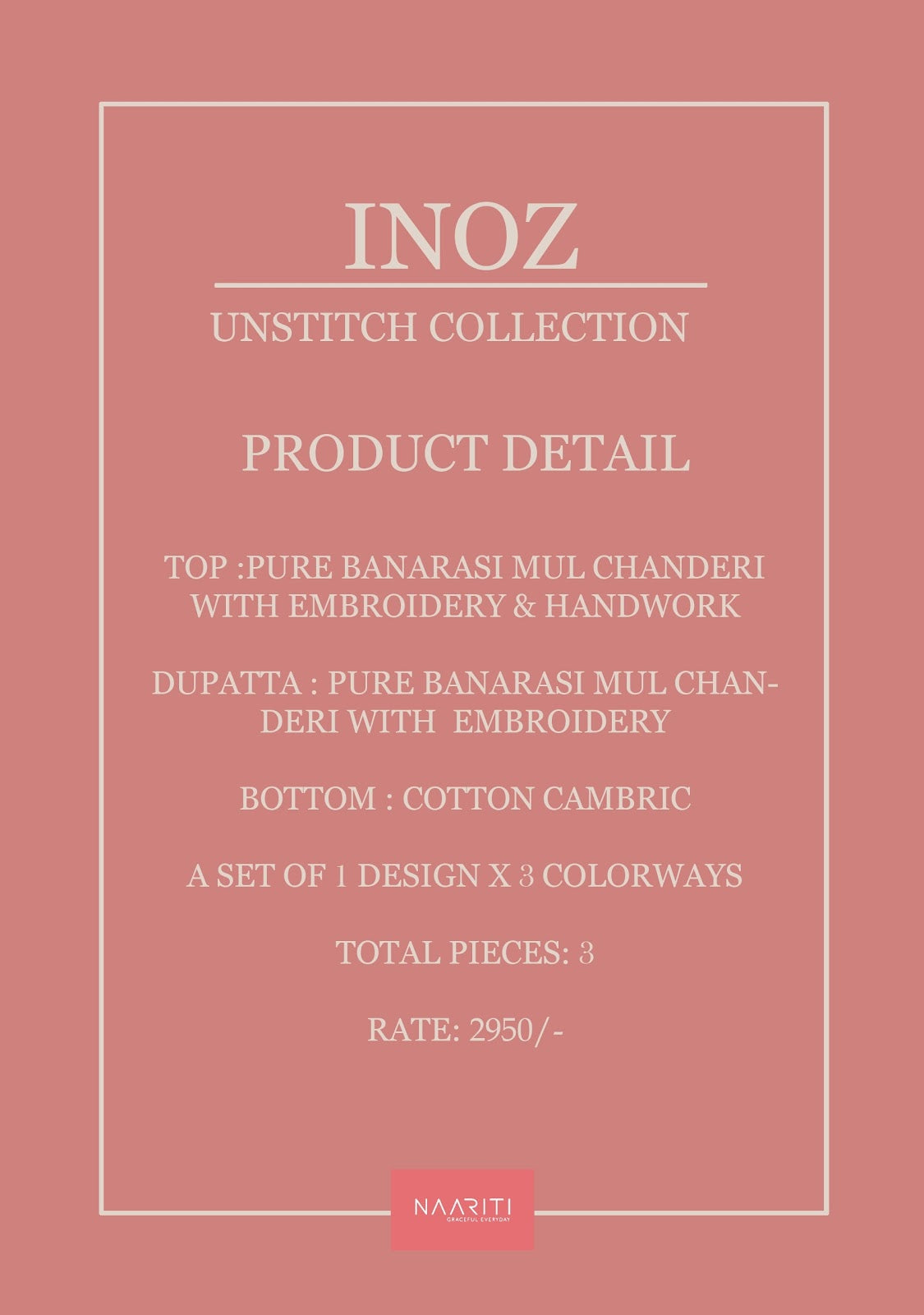 Inoz Naariti Banarasi Pant Style Suits Manufacturer