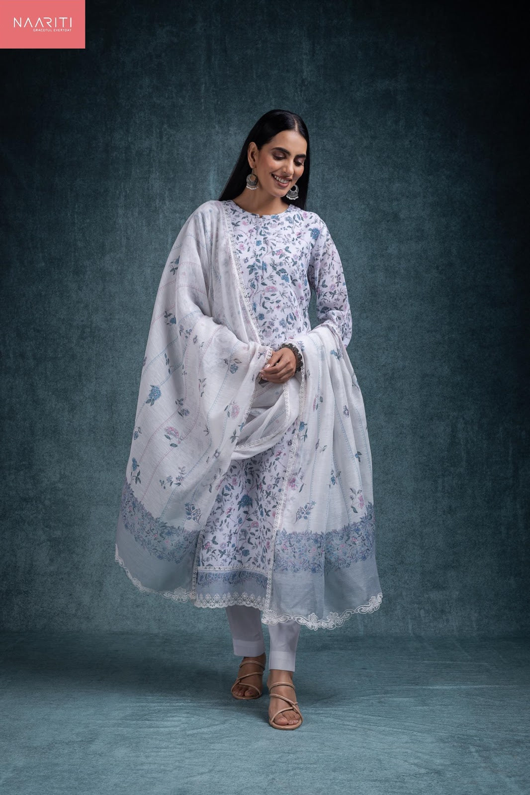 Inroo Naariti Linen Pant Style Suits Exporter Ahmedabad