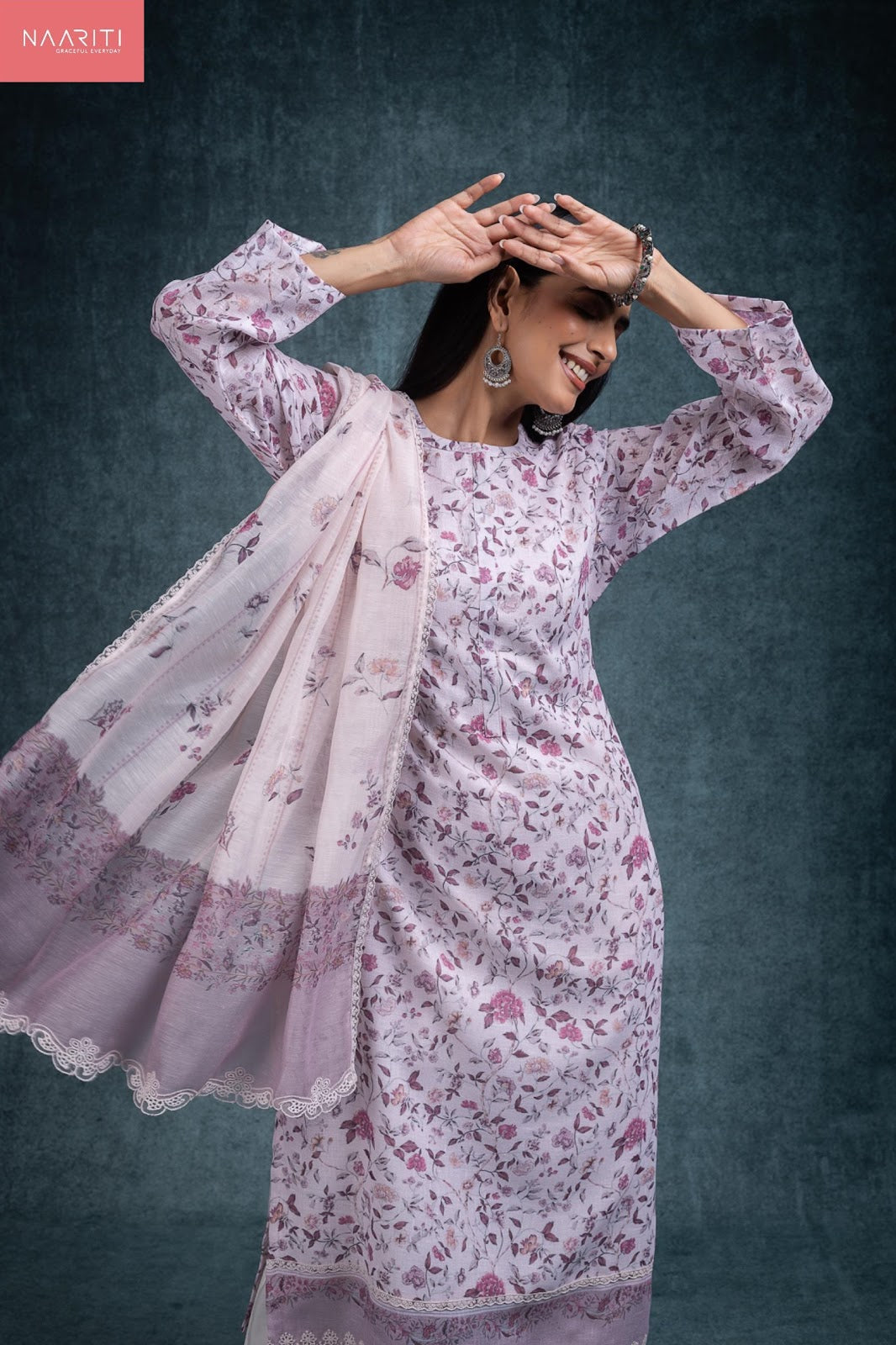 Inroo Naariti Linen Pant Style Suits Exporter Ahmedabad