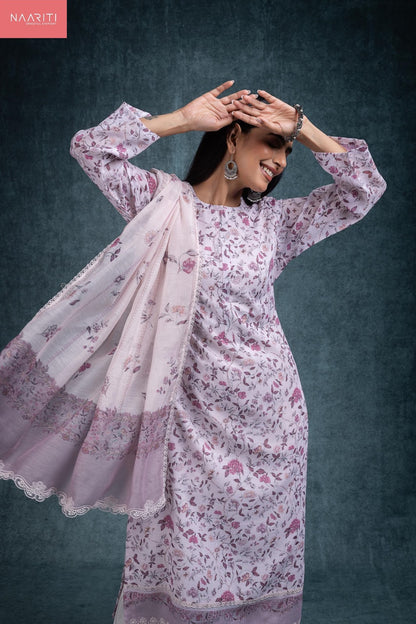 Inroo Naariti Linen Pant Style Suits Exporter Ahmedabad
