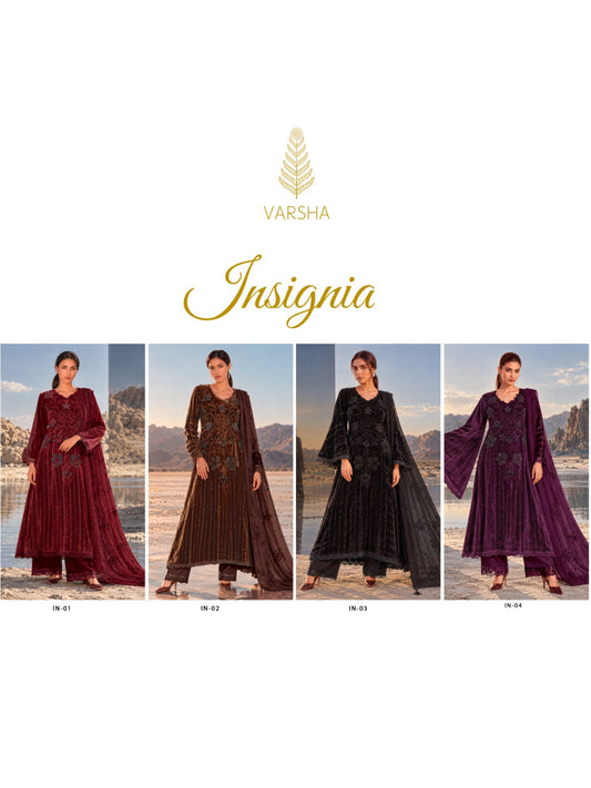 Insignia Varshaa Viscose Pashmina Suits Wholesale