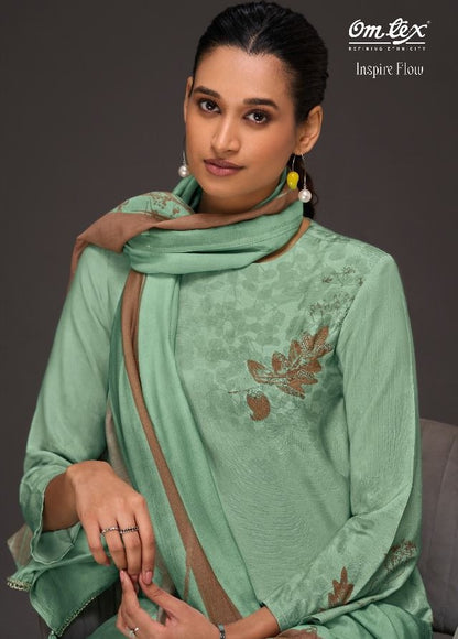 Inspire Flow Omtex Silk Pant Style Suits Wholesaler